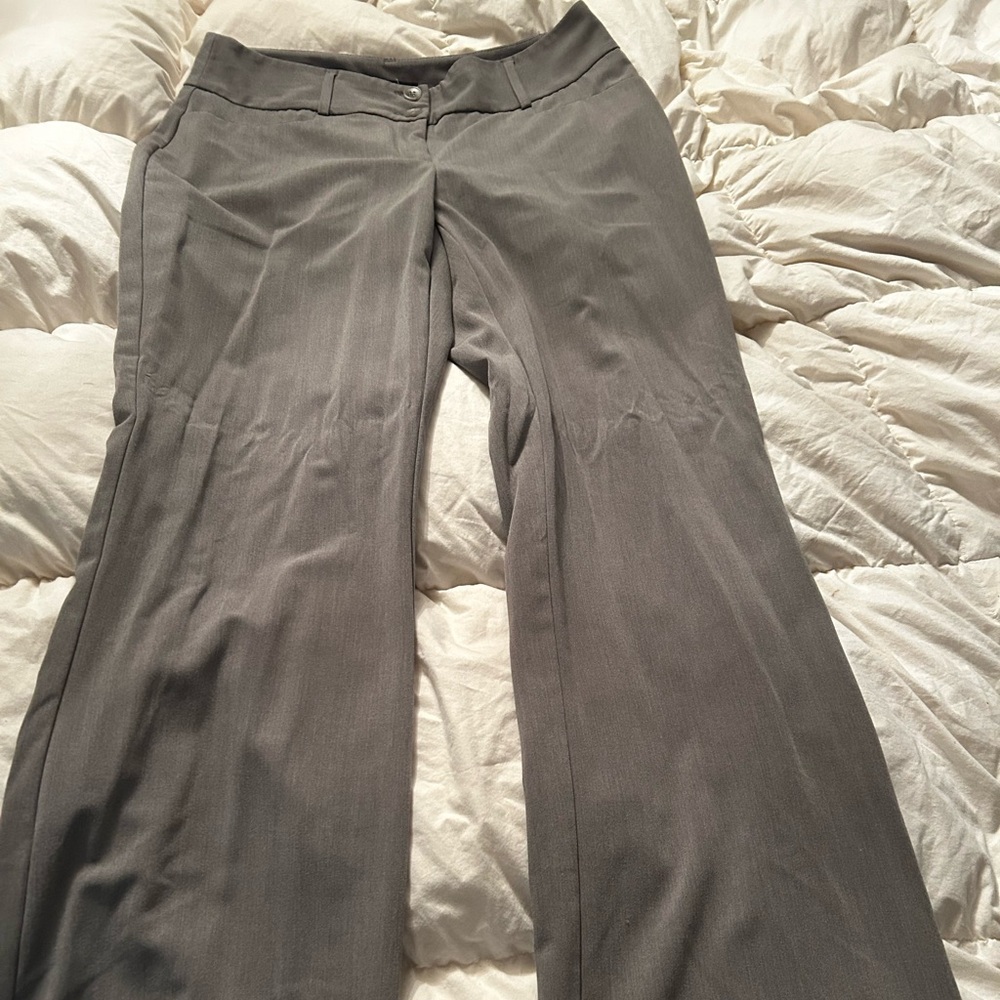 Gray office pants